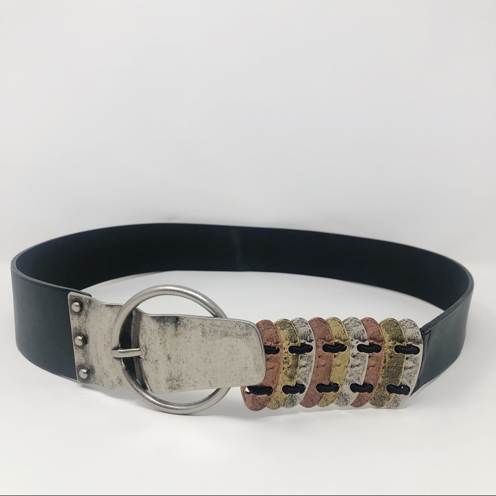 Chicos Metal Hook Boho Belt  Waist M/L